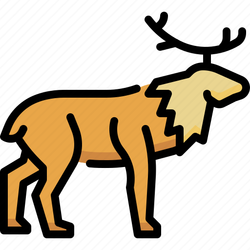 Animal, zoo, wildlife, wild, animals, reindeer icon - Download on Iconfinder
