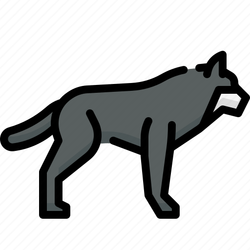 Animal, zoo, wildlife, wild, animals, wolf icon - Download on Iconfinder