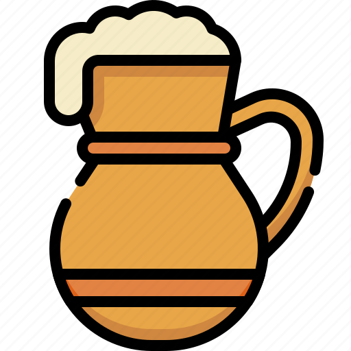 Beverage, beverages, drink, food, ayran, yoghurt, foam icon - Download on Iconfinder