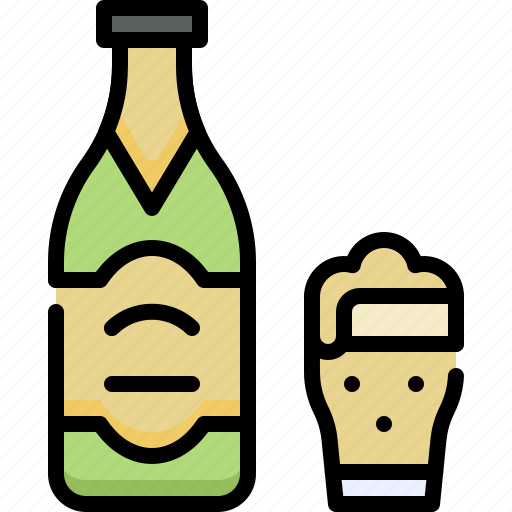 Beverage, beverages, drink, food, beer, alcohol, champagne icon - Download on Iconfinder