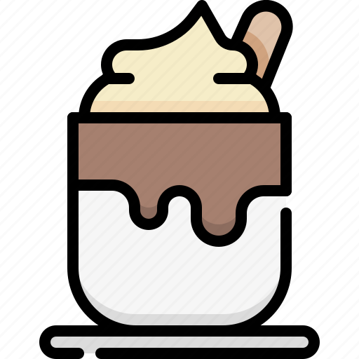 Beverage, beverages, drink, food, dalgona, coffee, whipped icon - Download on Iconfinder