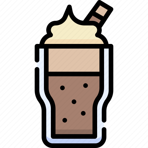 Beverage, beverages, drink, food, frappe, coffee, ice icon - Download on Iconfinder