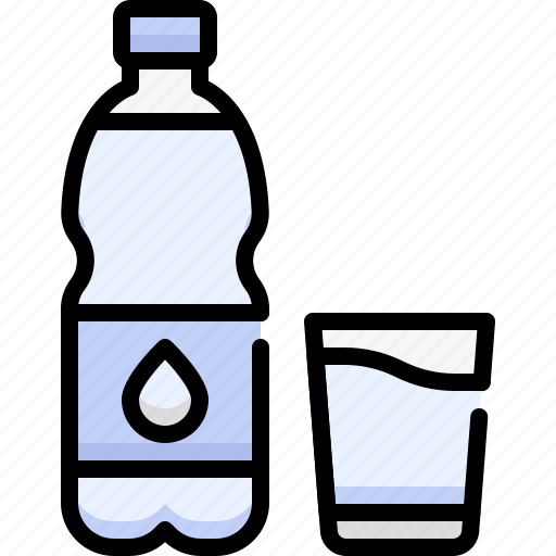 Beverage, beverages, drink, food, mineral, water, bottle icon - Download on Iconfinder