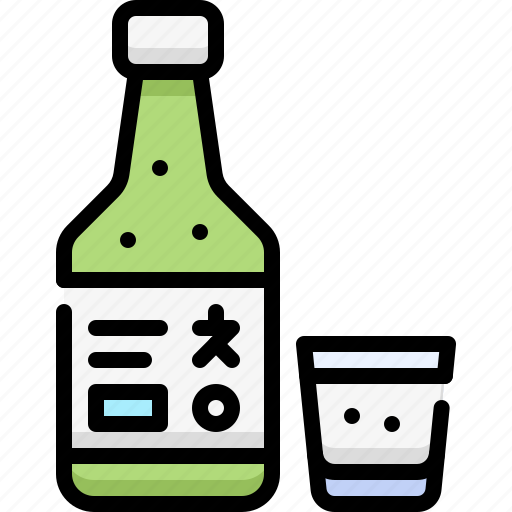Beverage, beverages, drink, food, soju, alcohol, bottle icon - Download on Iconfinder
