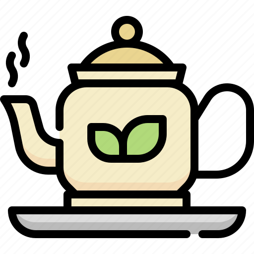 Beverage, beverages, drink, food, teapot, tea, hot tea icon - Download on Iconfinder
