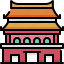 landmark, monument, building, forbidden city, beijing, china 