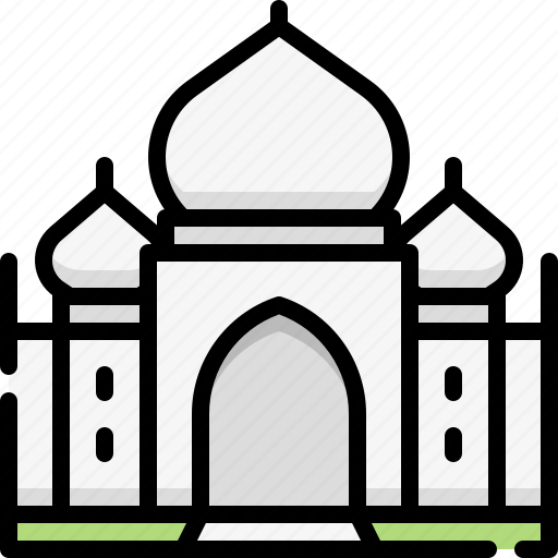 Landmark, monument, building, taj mahal, india icon - Download on Iconfinder