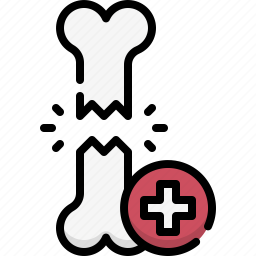 Medical service, medical, healthcare, hospital, broken bone, accident, fracture icon - Download on Iconfinder