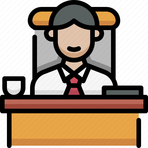 Office, business, company, ceo, manager, boss, businessman icon - Download on Iconfinder