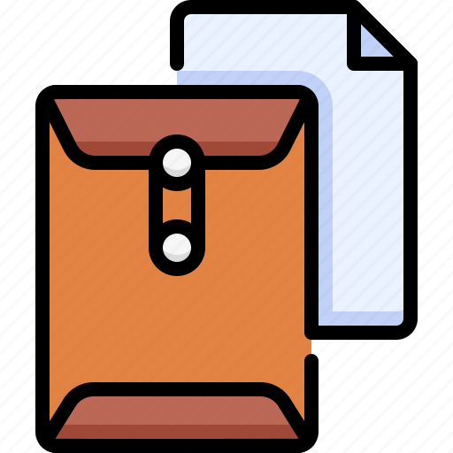 Office, business, company, document file, data, envelope, file icon - Download on Iconfinder