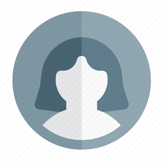 Circle, user, avatar, single woman icon - Download on Iconfinder