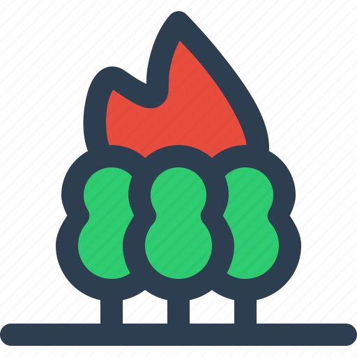 Wildfire, fire, forest, natural, disaster, climate, change icon - Download on Iconfinder