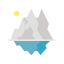 glacier, ice, mountain, cold, frozen 
