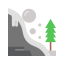 snow avalanche, mountain, ice, winter, disaster 