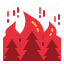 burning, fire, flammable, forest, tree 