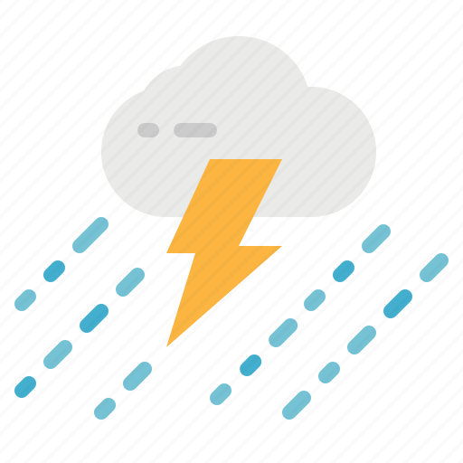 Meteorology, rain, storm, thunder, weather icon - Download on Iconfinder