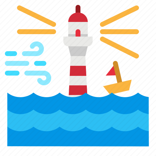 Flood, lighthouse, sea, storm, wave icon - Download on Iconfinder