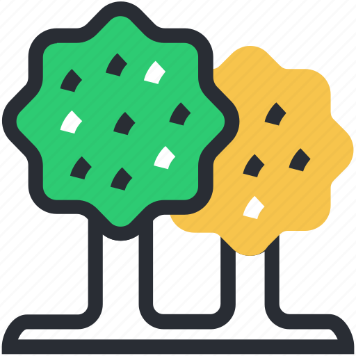 Ecology, greenery, nature, trees, two trees icon - Download on Iconfinder