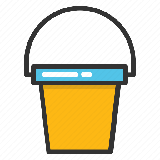 Bucket, pail, paint bucket, water bucket icon - Download on Iconfinder