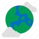 earth, world, global, cloud, planet