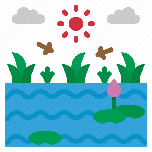Swamp, lake, river, nature, wetland icon - Download on Iconfinder