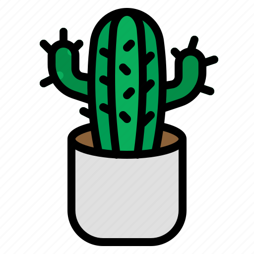 Cactus, plant, pot, gardening, nature icon - Download on Iconfinder