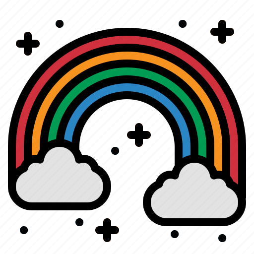 Rainbow, cloud, weather, nature, forecast icon - Download on Iconfinder