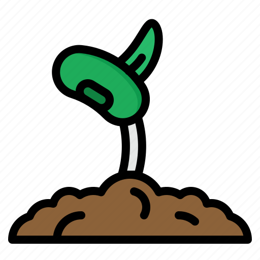 Sprout, plant, growth, seed, soil icon - Download on Iconfinder