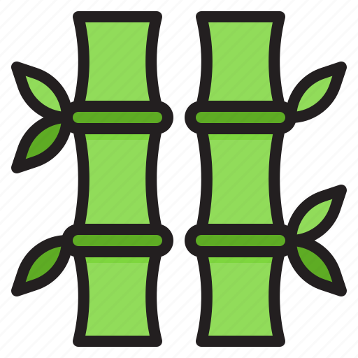 Bamboo, nature, plant, asia, leaf icon - Download on Iconfinder