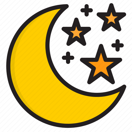 Night, moon, star, weather, sky icon - Download on Iconfinder