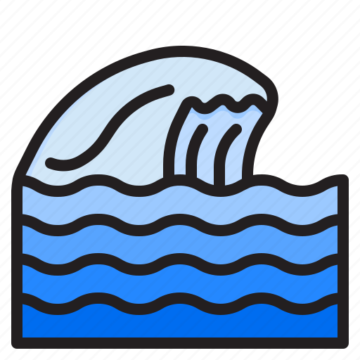 Ocean, sea, wave, tide, surfing icon - Download on Iconfinder