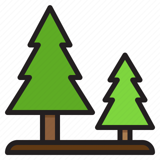 Pine, spruce, tree, forest, nature icon - Download on Iconfinder