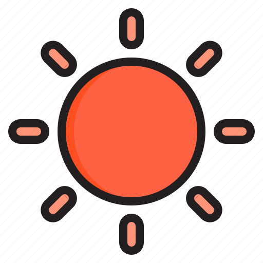 Sun, weather, nature, hot, day icon - Download on Iconfinder