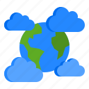 earth, world, cloud, global, nature