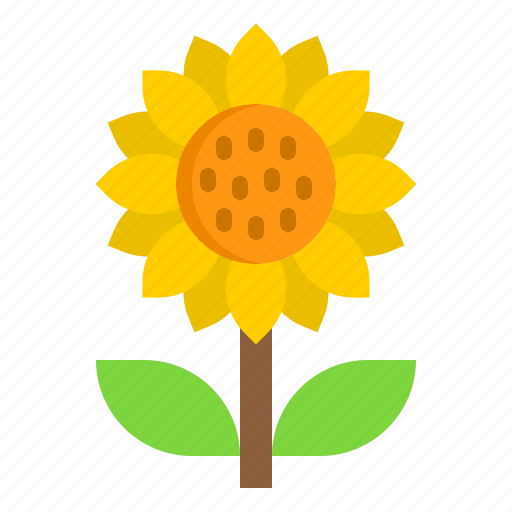 Sunflower, floral, garden, agriculture, plant icon - Download on Iconfinder
