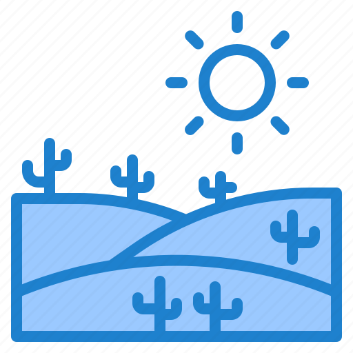 Desert, nature, sand, hot, cactus icon - Download on Iconfinder