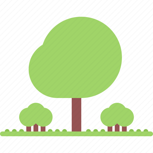Tree, bush, grass, nature, landscape icon - Download on Iconfinder
