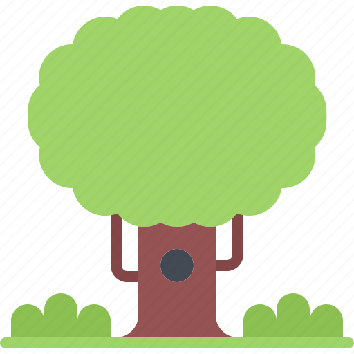Tree, bush, oak, nature, landscape icon - Download on Iconfinder