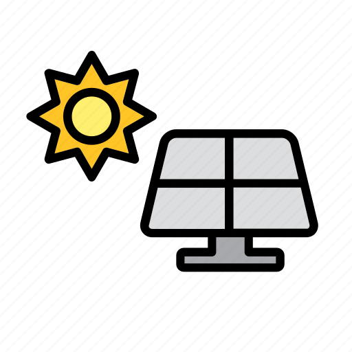Nature, energy, panel, power, renewable, solar, sun icon - Download on Iconfinder