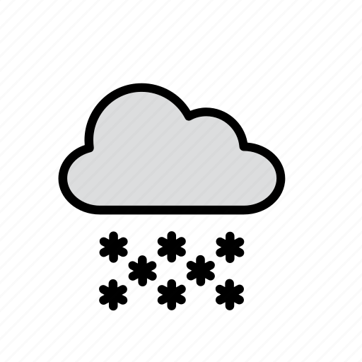 Cloud, nature, snow, snowflake, snowing, weather icon - Download on Iconfinder