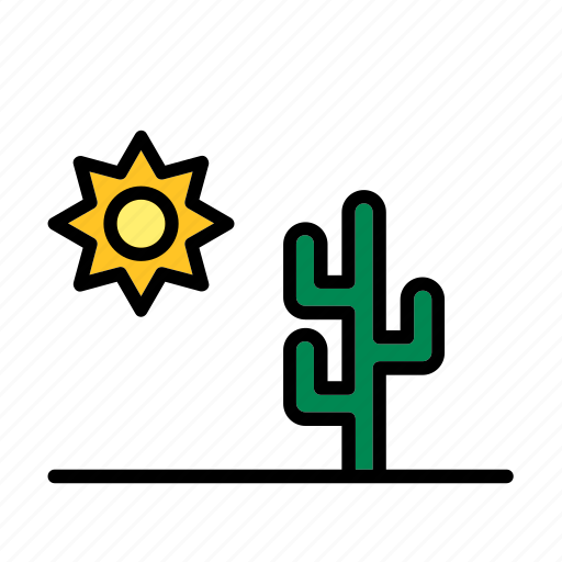 Cactus, desert, natural, nature, sun, world icon - Download on Iconfinder