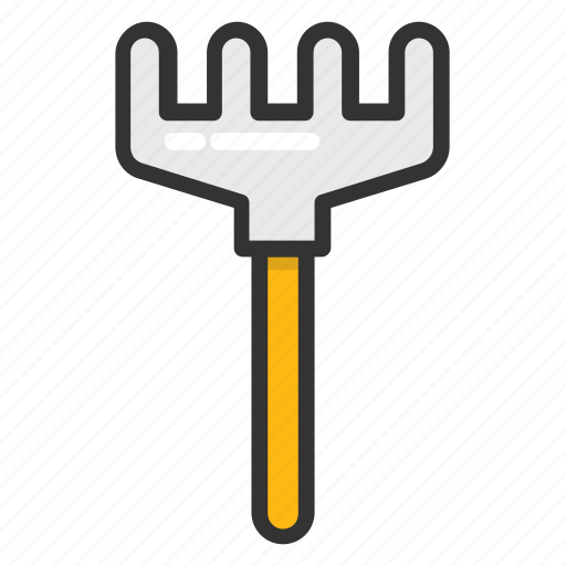 Garden equipment, garden rake, garden tool, pitchfork, rake icon - Download on Iconfinder