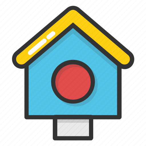 Bird box, bird house, bird nest, nest box, roosting box icon - Download on Iconfinder