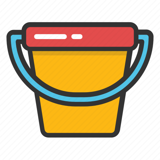 Bucket, garden bucket, pail, paint bucket, water bucket icon - Download on Iconfinder