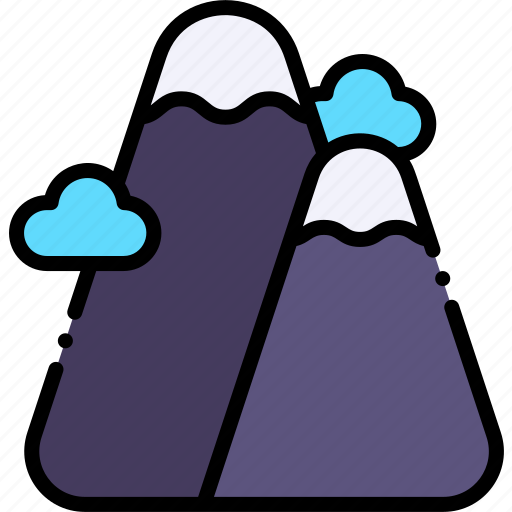 Mountain, landscape, nature, rocky, mountains, altitude icon - Download on Iconfinder