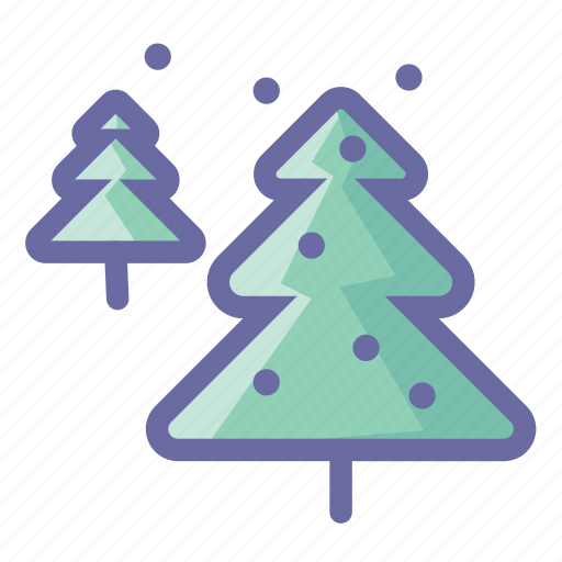 Pine, snow, tree, decoration, holiday, plant, winter icon - Download on Iconfinder