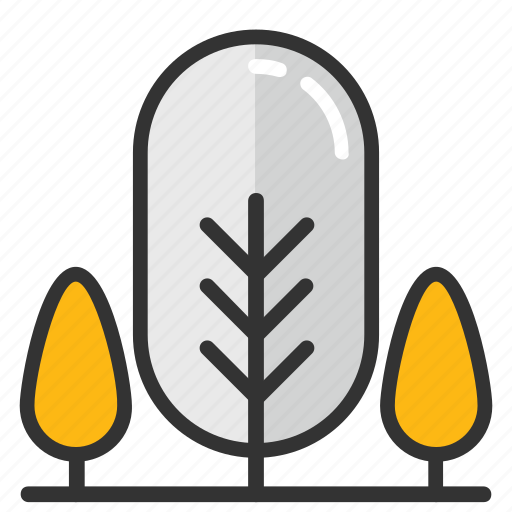 Bald cypress, cypress trees, greenery, larch trees, nature icon - Download on Iconfinder