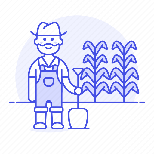 Agriculture, crop, culture, farm, farmer, field, male icon - Download on Iconfinder