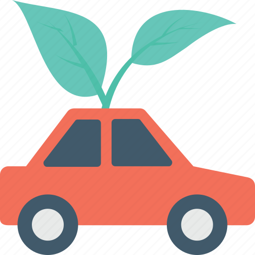 Automobile, car, eco car, eco friendly, leaf icon - Download on Iconfinder