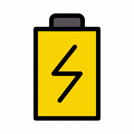 Battery, charge, current, energy, power icon - Download on Iconfinder